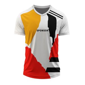Vente directe usine – Maillot de volley-ball à blocs de couleur par sublimation, doux et confortable, pour équipes sportives - Product Image 1