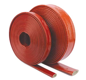 Funda de silicona trenzada de fibra de vidrio resistente al fuego - Product Image 1