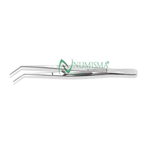Pinces manuelles de qualité supérieure, à pointes angulées, en acier inoxydable, pinces à pansements, instruments chirurgicaux personnalisés - Product Image 2