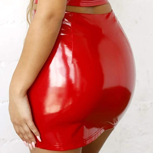 Jupes en cuir pour femmes sur mesure, taille haute, nouveau design, nouvelle arrivée, best-seller - Product Image 4