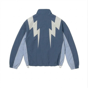 New Demanding Custom Printed Logo Grey Multiple Men's Nylon <b>Wind</b> <b>Breaker</b> Shorts Sets For Summer Wear Men Sets Streetwear Jackets - Product Image 3