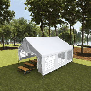 20x20 Heavy Duty Outdoor Wedding & Party <b>Tent</b> Marquee <b>Canopy</b> for Events Carport BBQ Shelter Storage Space - Product Image 5