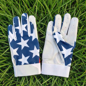 Guantes de Bateo de Béisbol Navia Sports de Alta Calidad para Primera Base, para Niños y Niñas, de Cuero Premium, Protección UV Completa para los Dedos - Product Image 3