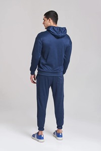 Performance Hooded Casual Solid Pullover Tracksuit Set for Training Wear by Professional Clothing Producers - Product Image 5