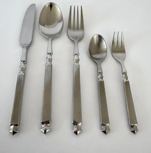 Tenedores de Comedor de Estilo Tradicional con Mango Decorativo, Cubertería para Restaurantes de Alta Cocina, Juego de Tenedores de Mesa de Metal Refinado - Product Image 4