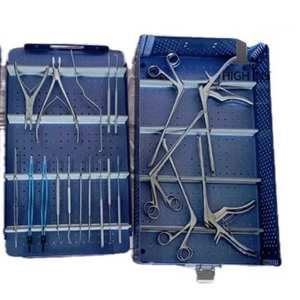 Juego de Instrumentos para Laminectomía Espinal, Kit de Cirugía Ortopédica, Acero Inoxidable, Caja de Almacenamiento de Aluminio, Herramientas Quirúrgicas, Marca SURGINEXA - Product Image 6