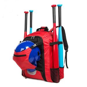 Baseball <b>Backpack</b> with Shoes Compartment – Waterproof Polyester Fabric, Strong Zippers, Heavy-Duty Sports & <b>Training</b> Bag - Product Image 3