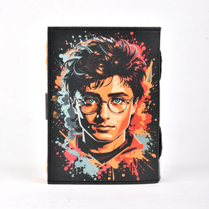 Premium <b>A5</b> Handmade Paper <b>Notebook</b> Stylish Boy Portrait Art Cardboard Cover 100 Pages | Eco Friendly Metal Lock Closure Journal - Product Image 3