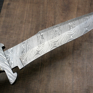 Couteau de chasse, couteau à lame fixe pour l'extérieur, acier inoxydable durable, outil de survie pour le camping et la chasse, fabrication sur mesure OEM ODM, vente en gros - Product Image 3