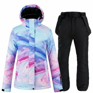 2025 nouveau unisexe hiver chaud deux pièces Ski costume hommes Ski snowboard étanche en plein air Sport vêtements Ski costume - Product Image 4