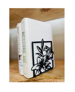 ที่วางหนังสือโลหะทรงเรขาคณิตทันสมัย ที่เก็บหนังสือมีสไตล์สำหรับตกแต่งบ้านและสำนักงานยุคใหม่ - Product Image 2