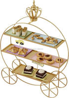 Metall-Dessertständer für Cupcakes, Kuchen und Gebäck, Heimdekoration, Eventdekoration, Weihnachtsdeko, Geschenk, Indischer Lieferant Ali Handicraft 1