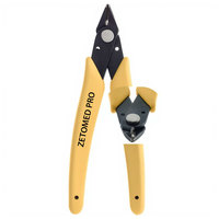 Pince coupante micro-ébréchante 410 Global Supply de haute qualité pour couper les câbles souples en plastique, idéale pour la bijouterie et le bricolage personnalisé