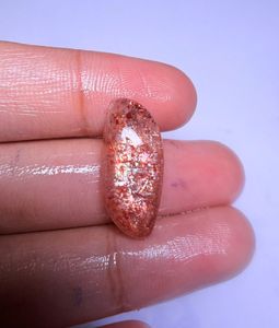 Piedra Preciosa Natural de Sunstone Naranja Suelta con Destellos Dorados y Juego de Colores para Anillos y Colgantes, Diseño de Joyería Premium - Product Image 2