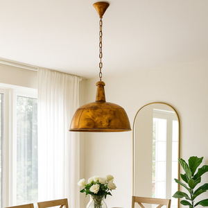 Lámpara Colgante de Latón de Diseño Moderno para Techo, Redonda, para Decoración de Interiores de Cocina, Diseño Duradero, Decoración para el Hogar y la Oficina - Product Image 1