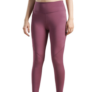 Leggings de yoga taille haute unis pour femme, effet ventre plat, avec taille élastique, anti-transpiration et extensibles dans les quatre sens - Product Image 5