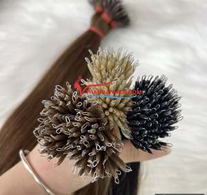 MEGA SOLDE Extensions de cheveux en kératine à pointe nano de haute qualité, couleur prête à l'emploi, 100% cheveux humains vietnamiens, faciles à poser, grand stock disponible - Product Image 2