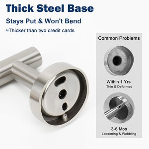 Portarotolo da Parete in Acciaio Inox SUS304 Premium Antiruggine per Bagno e Cucina, Porta Carta Igienica Singolo di Alta Qualità - Product Image 4