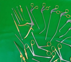 Juego de Instrumentos para Cirugía Endoscópica Funcional de Senos Paranasales (FESS) de Azicon, Kit de Herramientas de Curetas y Pinzas para Sinusoscopia Nasal ENT - Product Image 4