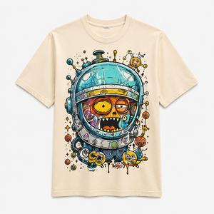Camiseta Personalizada de Algodón 220GSM con Estampado DTG, Estilo Oversize con Hombros Caídos, Diseño Gráfico Urbano, Marca Privada OEM - Product Image 3