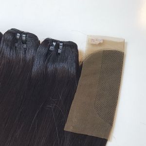 100% vietnamien os droite trame cheveux faisceaux couleur naturelle 1B gros cheveux humains chinois - Product Image 6