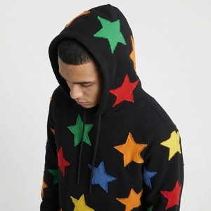 Manufacturer Custom <b>Cherry</b> Blossom Hoodie Oversized Heavyweight Quilted Lined Full Zip Jacket Unisex Sakura Streetwear Hoodies - Product Image 3