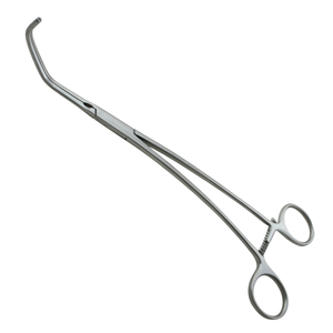 Pince chirurgicale cardiovasculaire manuelle Satinsky Atrauma DeBakey 250 mm en acier inoxydable avec mâchoires atraumatiques KOUNAIN - Product Image 1