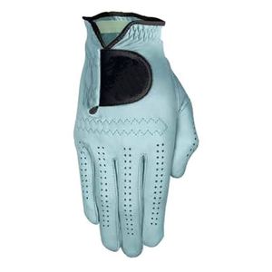<b>Light</b> Blue Genuine Leather Golf Glove Breathable <b>Pull</b>-On Right Hand Unisex Sport Glove Non-Slip <b>Pull</b>-On Right Hand Unisex Sport - Product Image 4