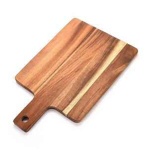 Planche à découper en bambou de qualité restaurant |   Planche à découper épaisse et durable en acier inoxydable avec poignée de couteau, compatible lave-vaisselle, pour usage commercial - Product Image 4