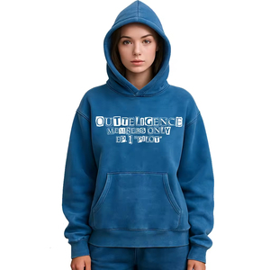 Sudadera con Capucha para Hombre, Estilo Lavado Ácido, de Alta Calidad, Personalizable, a la Moda, Cómoda, Servicio OEM, Diseño Desgastado - Product Image 4