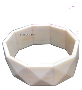 <b>Hand</b> Carved Buffalo Bone & Resin Lightweight Fashionable Artisan-Made Tribal Style Bracelet Jewelry for Men and Women - Product Image 4