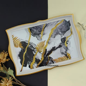 Bandeja de Servir Multifuncional Ecológica, Diseño Creativo en Forma de Asta de Ciervo, Apta para Alimentos, para Frutas, Nueces y Aperitivos - Product Image 3