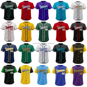 Nouveau maillot de baseball cousu 2025 avec tous les logos pour hommes, vêtements de sport respirants, uniforme de baseball, couleurs personnalisées, maillots de baseball - Product Image 2
