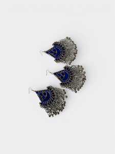 Special Afghan Women's Jewelry <b>Set</b> <b>Crystal</b> Rhinestone Trendy Dangling Ornaments Stainless Steel Craftsmanship for Party Islamic - Product Image 5