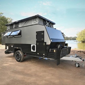 Caravanas y Remolques RV 4x4 Todoterreno con Estándares Mayoristas, Carcasa de Fibra de Vidrio, Furgoneta de Viaje para Exteriores con Ducha y Baño - Product Image 6