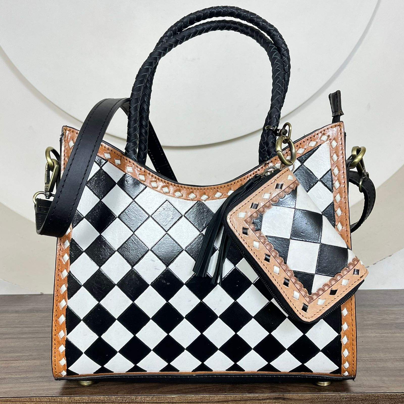 Black & White Checkered