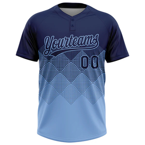 เสื้อเบสบอลซอฟต์บอลแบบสองกระดุม ชุดยูนิฟอร์มเบสบอลซอฟต์บอลสั่งทำได้ สำหรับเด็ก วัยรุ่น ผู้ชาย ผู้หญิง ผู้ผลิตชุดกีฬา - Product Image 2