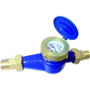 Compteur de débit mécanique domestique en laiton DN20 de 3/4 pouce, compteur d'eau de 20 mm, bon prix - Product Image 1