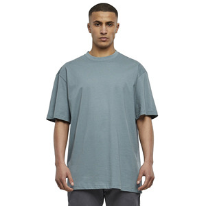 T-shirt Homme Oversize Col Rond Manches Courtes 100% Coton 240g avec Épaules Tombantes Respirant & Écologique Design Uni Décontracté - Product Image 2