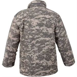 Veste softshell de chasse camouflage respirante pour le camping d'hiver en petit lot personnalisée OEM et ODM pour hommes - Product Image 3