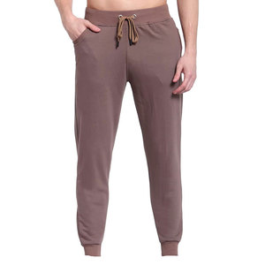 Pantalones Deportivos de Algodón para Hombre, de Color Sólido, Cintura Elástica con Cordón, Ligeros, Transpirables, para Verano - Product Image 1