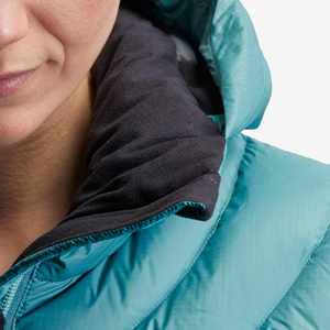 Nouvelle conception – Doudoune matelassée bleu ciel à capuche pour femme, coupe-vent, manteau d'hiver en duvet, vêtement d'extérieur tendance - Product Image 5