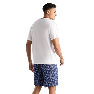 Ensemble de vêtements décontractés 2 pièces pour hommes personnalisés T-shirt graphique élégant et short confortable pour hommes Impression personnalisée Couleurs et taille disponibles - Product Image 3