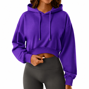 Nuevas Sudaderas Transpirables para Mujer, Forradas para Invierno, OEM, Personalizadas, Tallas Grandes, en Venta - Product Image 4