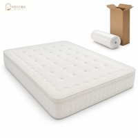 Matelas sur mesure Queen à ressorts ensachés avec mousse à mémoire de forme multicouche et feutre blanc tricoté – Personnalisation OEM disponible dès maintenant