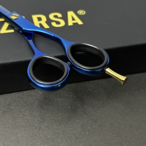 High Quality Custom Branding Barber Scissor Barber Hair Cutting Razor Scissors New Style 6.5 Inches <b>Shears</b> with Fix Finger Rest - Product Image 5