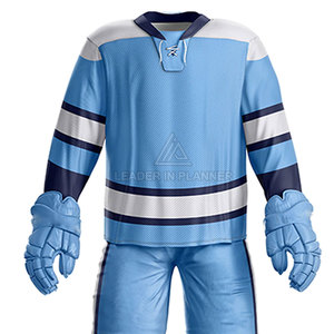 ชุดยูนิฟอร์มฮอกกี้น้ำแข็งออกแบบโลโก้เองได้ ยอดนิยม ขนาดสั่งทำได้ สำหรับผู้ใหญ่ - Product Image 5