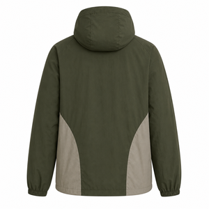 Veste coupe-vent légère pour homme, veste de voyage, fermeture éclair intégrale, veste d'extérieur, fournisseur en gros à faible MOQ - Product Image 4