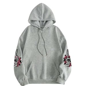 Custom Full Zip Graphic Hoodie <b>Red</b> Puff Print Y2K Letter Embroidery Heavyweight Oversized Fleece <b>Sweatshirt</b> Streetwear Hoodies - Product Image 4