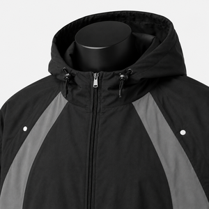 Chaqueta Cortavientos con Capucha Personalizada para Hombre, Impermeable, Resistente al Viento, con Cierre Completo, Fabricante OEM ODM, Venta al Por Mayor - Product Image 6
